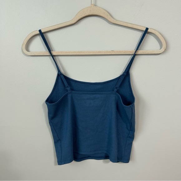 NWT American Eagle Outfitters Blue Camisole Crop Top Women’s Size Medium - Picture 5 of 7